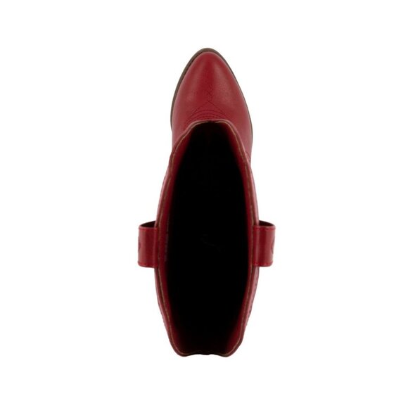 Sugar Womens Two Step Tall Western Almond Toe Pull On Boots Red Size 9.5M NIB - Picture 6 of 7